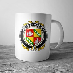 Irish House of MACEGAN Coat of Arms Family Crest Ireland Mug Irish Mug