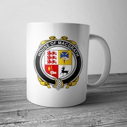 Irish House of MACGRATH Coat of Arms Family Crest Ireland Mug Irish Mug