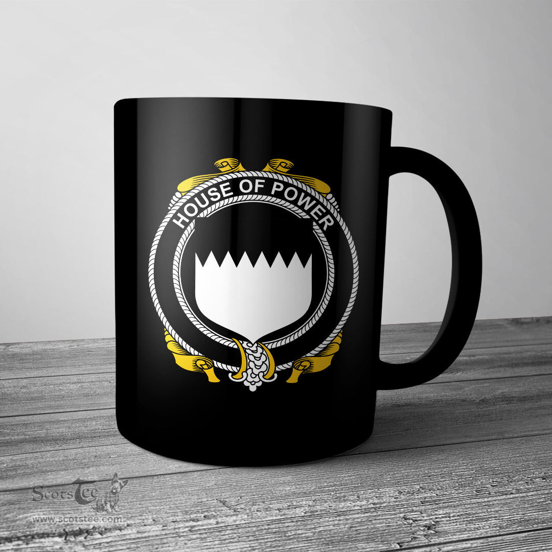 Irish House of POWER Coat of Arms Family Crest Ireland Mug Irish Mug