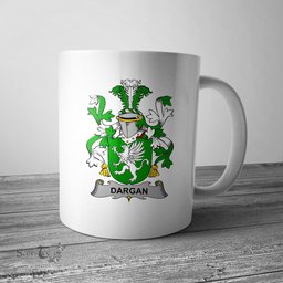 Irish Dargan or McDeargan Coat of Arms Family Crest Ireland Mug Irish Mug