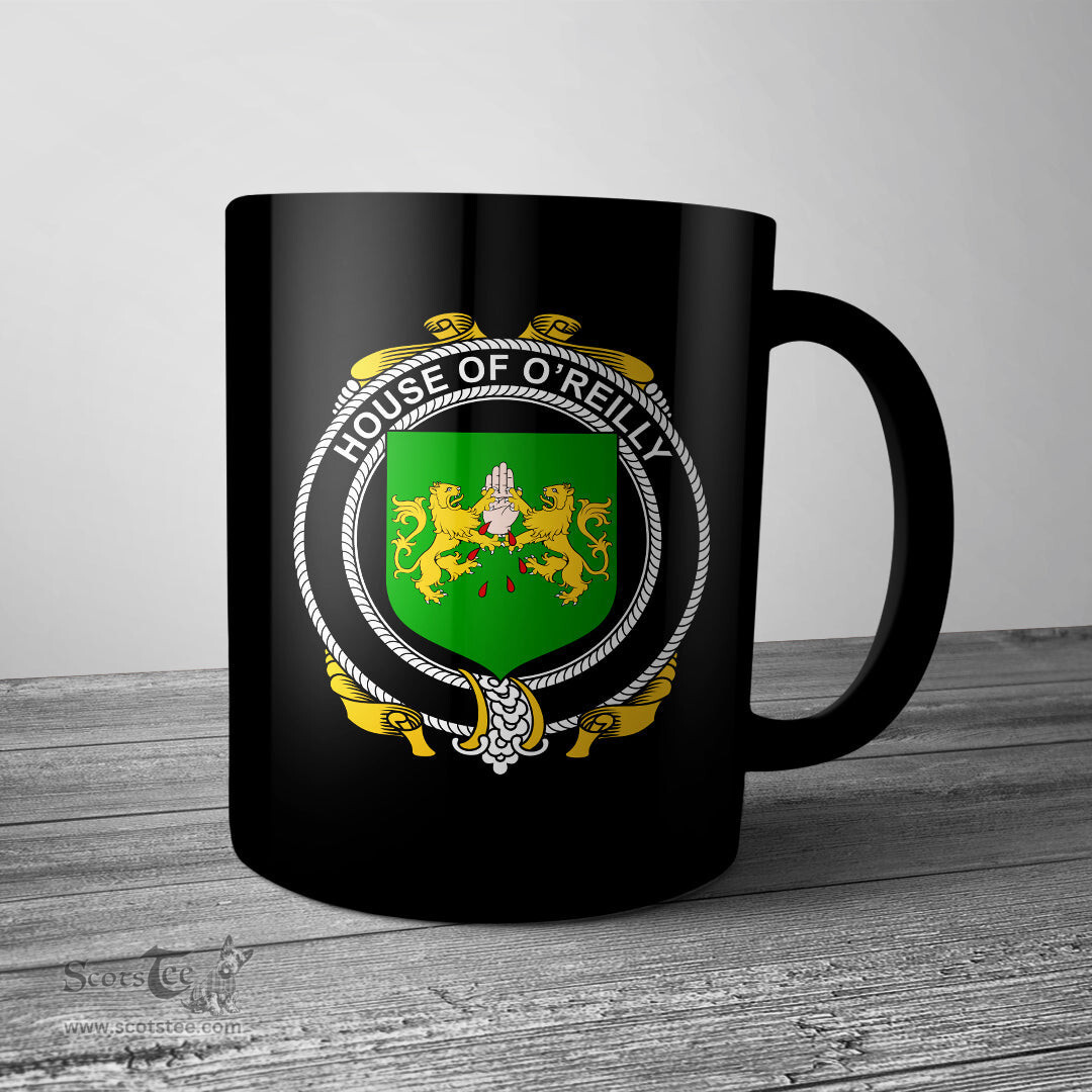 Irish House of O REILLY Coat of Arms Family Crest Ireland Mug Irish Mug