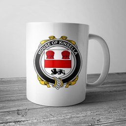 Irish House of KINSELLA Coat of Arms Family Crest Ireland Mug Irish Mug