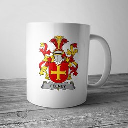 Irish Feeney or O Feney Coat of Arms Family Crest Ireland Mug Irish Mug