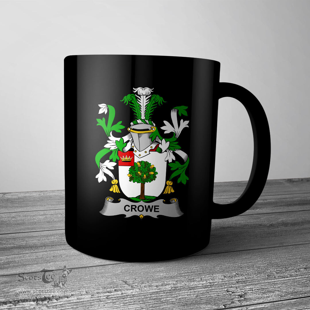 Irish Crowe or McEnchroe Coat of Arms Family Crest Ireland Mug Irish Mug