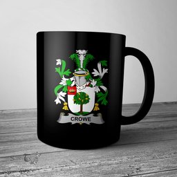 Irish Crowe or McEnchroe Coat of Arms Family Crest Ireland Mug Irish Mug