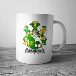 Irish Connor or O Connor (Sligo) Coat of Arms Family Crest Ireland Mug Irish Mug