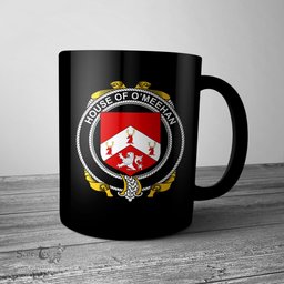 Irish House of O MEEHAN Coat of Arms Family Crest Ireland Mug Irish Mug