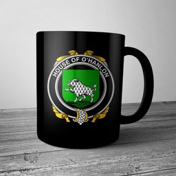 Irish House of O HANLON Coat of Arms Family Crest Ireland Mug Irish Mug