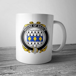 Irish House of NAGLE Coat of Arms Family Crest Ireland Mug Irish Mug