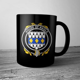 Irish House of NAGLE Coat of Arms Family Crest Ireland Mug Irish Mug