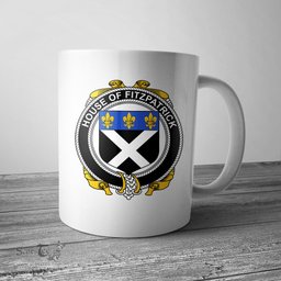 Irish House of FITZPATRICK Coat of Arms Family Crest Ireland Mug Irish Mug
