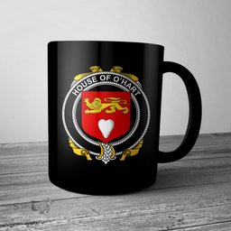 Irish House of O HART Coat of Arms Family Crest Ireland Mug Irish Mug