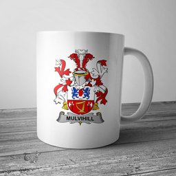 Irish Mulvihill or O Mulvihill Coat of Arms Family Crest Ireland Mug Irish Mug