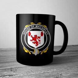 Irish House of MACAWLEY Coat of Arms Family Crest Ireland Mug Irish Mug