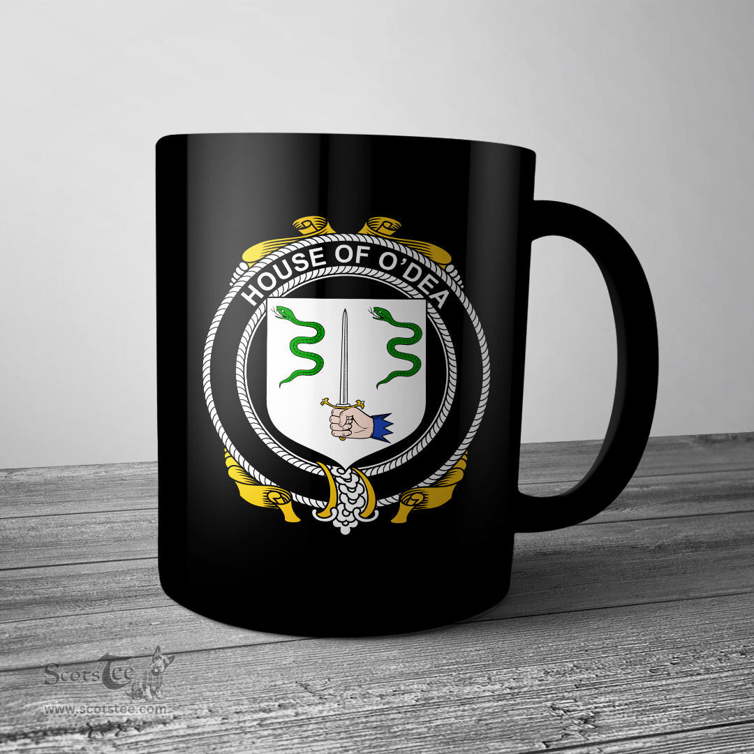 Irish House of O DEA Coat of Arms Family Crest Ireland Mug Irish Mug