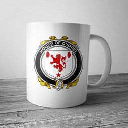 Irish House of O SHIEL Coat of Arms Family Crest Ireland Mug Irish Mug