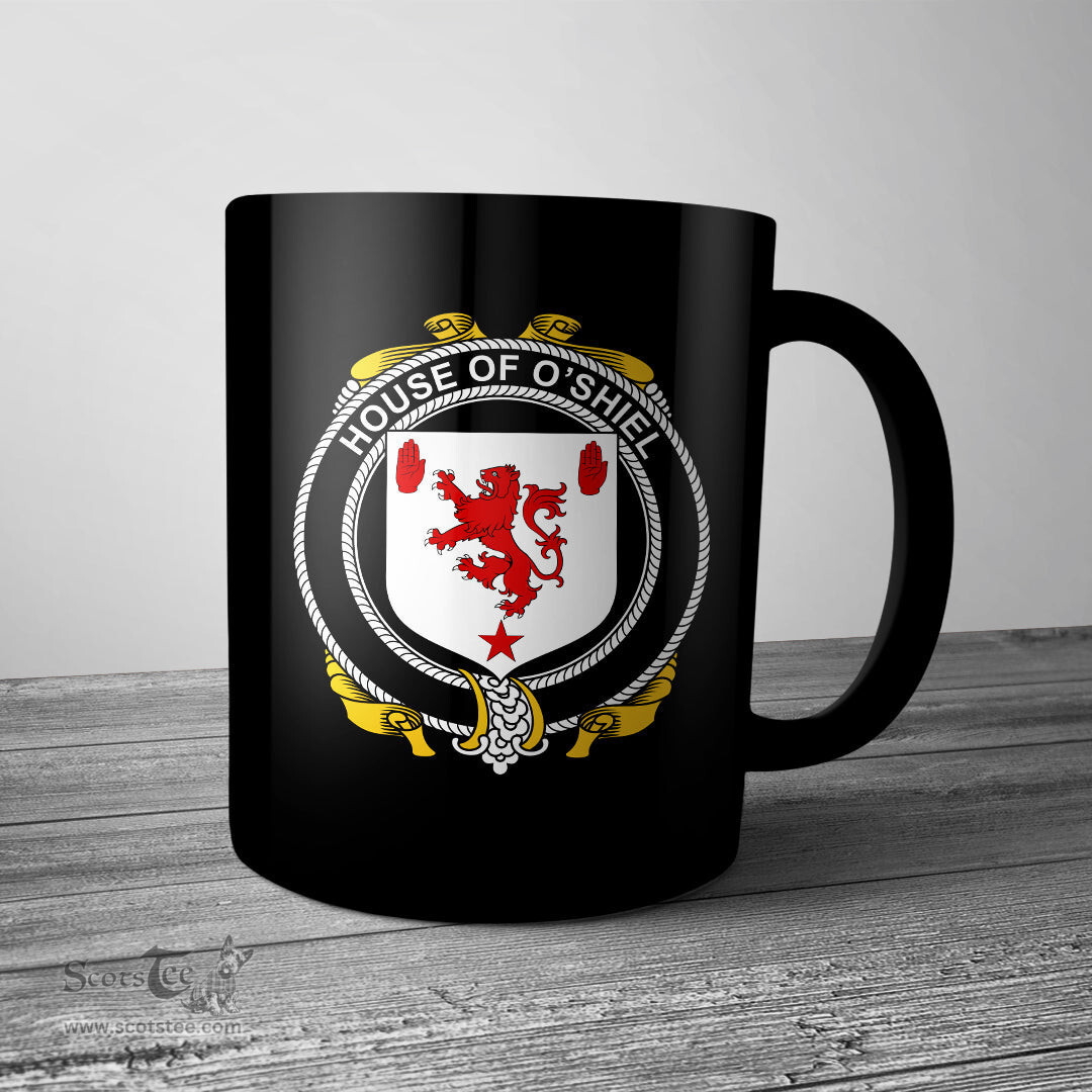 Irish House of O SHIEL Coat of Arms Family Crest Ireland Mug Irish Mug