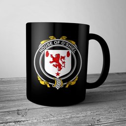 Irish House of O SHIEL Coat of Arms Family Crest Ireland Mug Irish Mug
