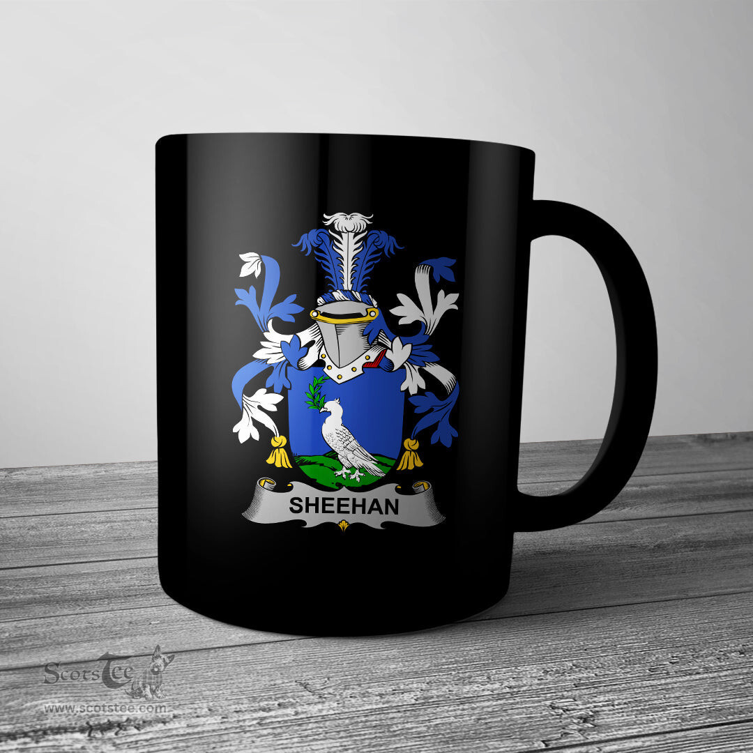 Irish Sheehan or O Sheehan Coat of Arms Family Crest Ireland Mug Irish Mug