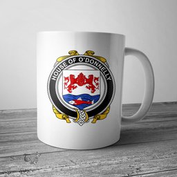 Irish House of O DONNELLY Coat of Arms Family Crest Ireland Mug Irish Mug