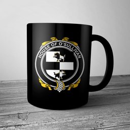 Irish House of O SULLIVAN (Beare) Coat of Arms Family Crest Ireland Mug Irish Mug