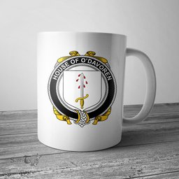 Irish House of O DAVOREN Coat of Arms Family Crest Ireland Mug Irish Mug