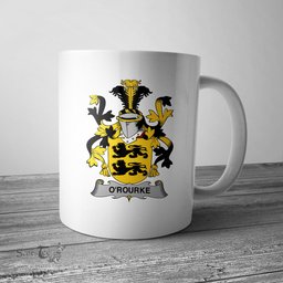 Irish O Rourke Coat of Arms Family Crest Ireland Mug Irish Mug