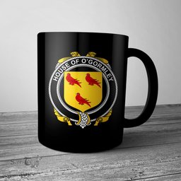 Irish House of O GORMLEY Coat of Arms Family Crest Ireland Mug Irish Mug