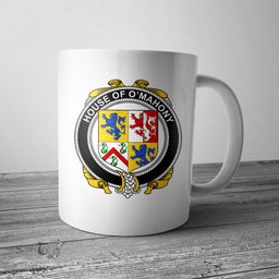 Irish House of O MAHONY Coat of Arms Family Crest Ireland Mug Irish Mug