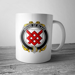 Irish House of BLAKE Coat of Arms Family Crest Ireland Mug Irish Mug