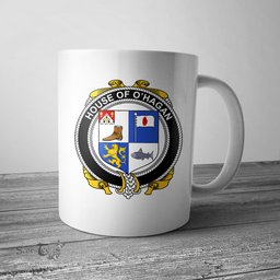 Irish House of O HAGAN Coat of Arms Family Crest Ireland Mug Irish Mug
