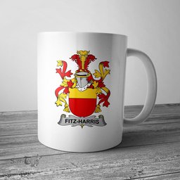 Irish Fitz Harris Coat of Arms Family Crest Ireland Mug Irish Mug