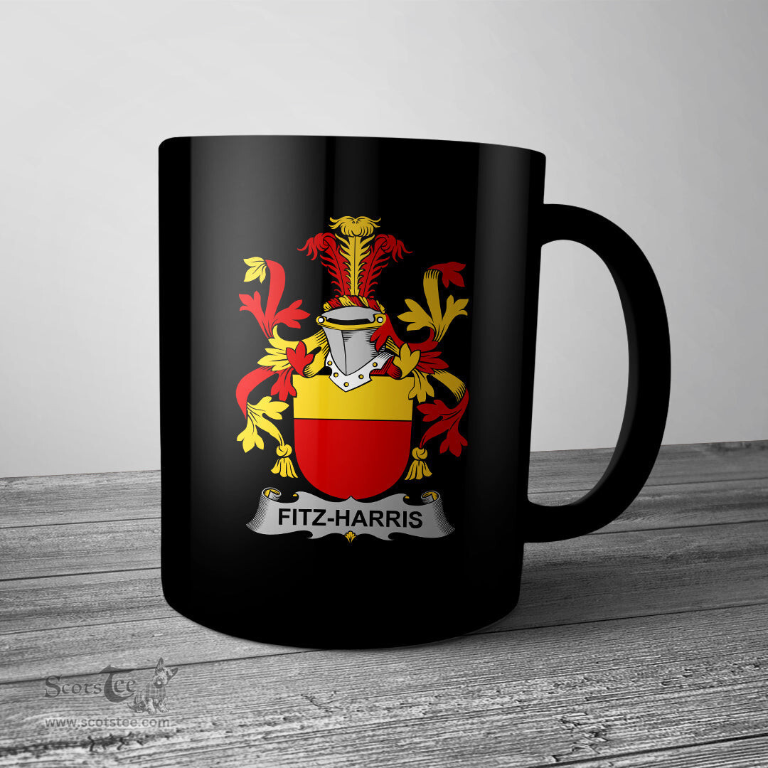 Irish Fitz Harris Coat of Arms Family Crest Ireland Mug Irish Mug