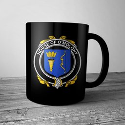 Irish House of O MOLONY Coat of Arms Family Crest Ireland Mug Irish Mug
