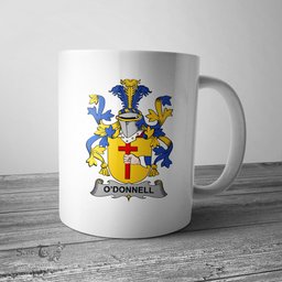 Irish Donnell or O Donnell Coat of Arms Family Crest Ireland Mug Irish Mug