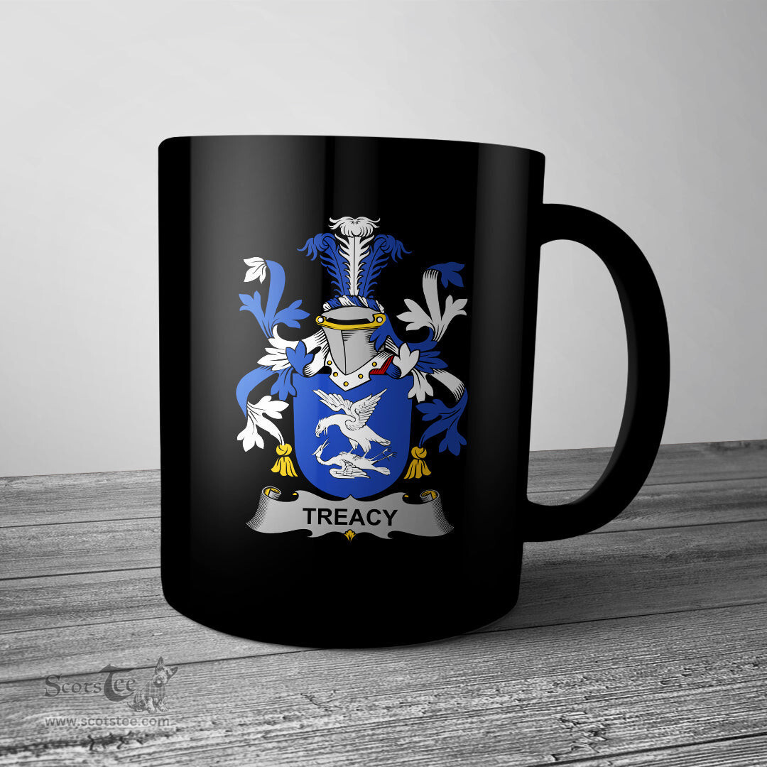 Irish Treacy or Tracy Coat of Arms Family Crest Ireland Mug Irish Mug