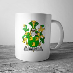 Irish Kee or McKee Coat of Arms Family Crest Ireland Mug Irish Mug