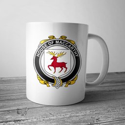 Irish House of MACCARTHY Coat of Arms Family Crest Ireland Mug Irish Mug