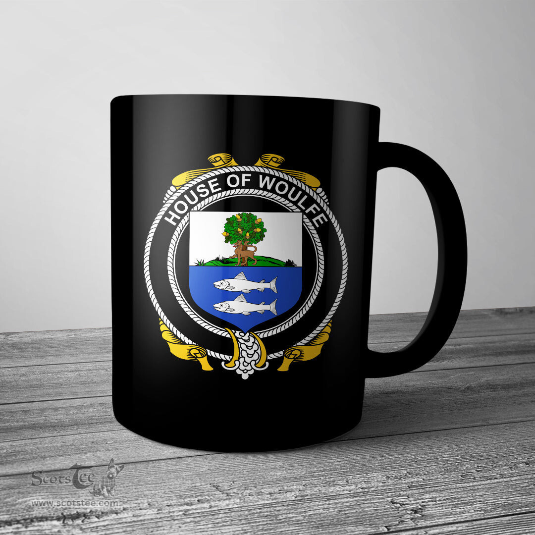Irish House of WOULFE Coat of Arms Family Crest Ireland Mug Irish Mug