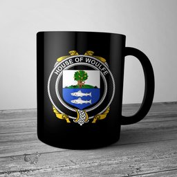 Irish House of WOULFE Coat of Arms Family Crest Ireland Mug Irish Mug