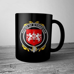 Irish House of O FINNEGAN Coat of Arms Family Crest Ireland Mug Irish Mug