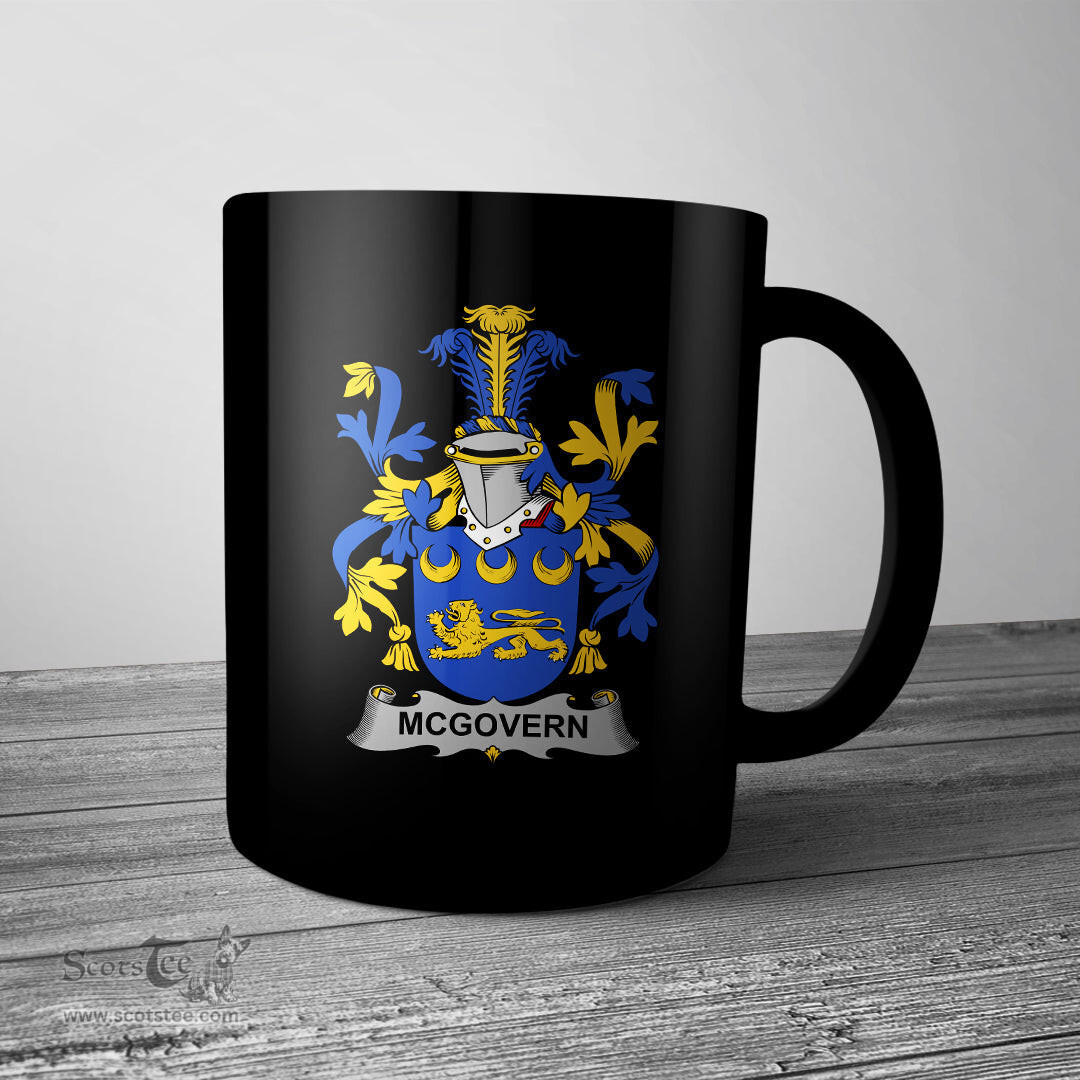 Irish McGovern or McGauran Coat of Arms Family Crest Ireland Mug Irish Mug
