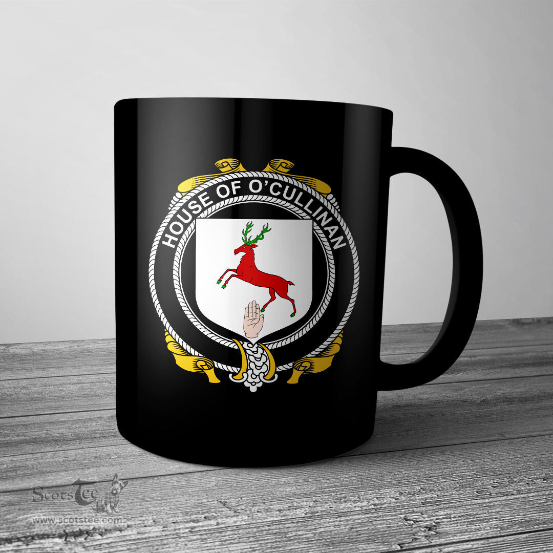 Irish House of O CULLINAN Coat of Arms Family Crest Ireland Mug Irish Mug
