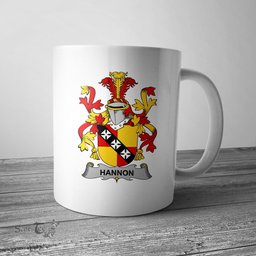 Irish Hannon or O Hannon Coat of Arms Family Crest Ireland Mug Irish Mug