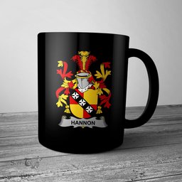 Irish Hannon or O Hannon Coat of Arms Family Crest Ireland Mug Irish Mug