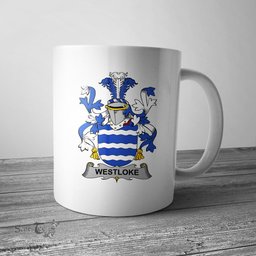 Irish Westloke or Westlock Coat of Arms Family Crest Ireland Mug Irish Mug