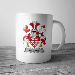 Irish Fitz Roe Coat of Arms Family Crest Ireland Mug Irish Mug
