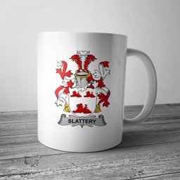 Irish Slattery or O Slattery Coat of Arms Family Crest Ireland Mug Irish Mug