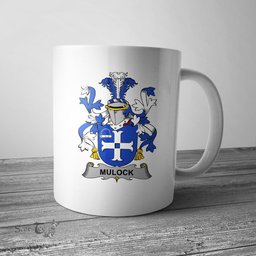 Irish Mulock or Mullock Coat of Arms Family Crest Ireland Mug Irish Mug