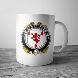 Irish House of MACGEOGHEGAN Coat of Arms Family Crest Ireland Mug Irish Mug